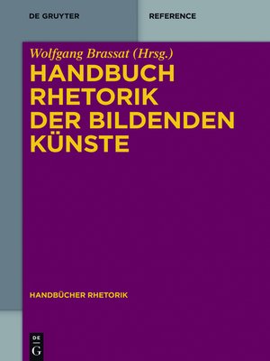 cover image of Handbuch Rhetorik der Bildenden Künste